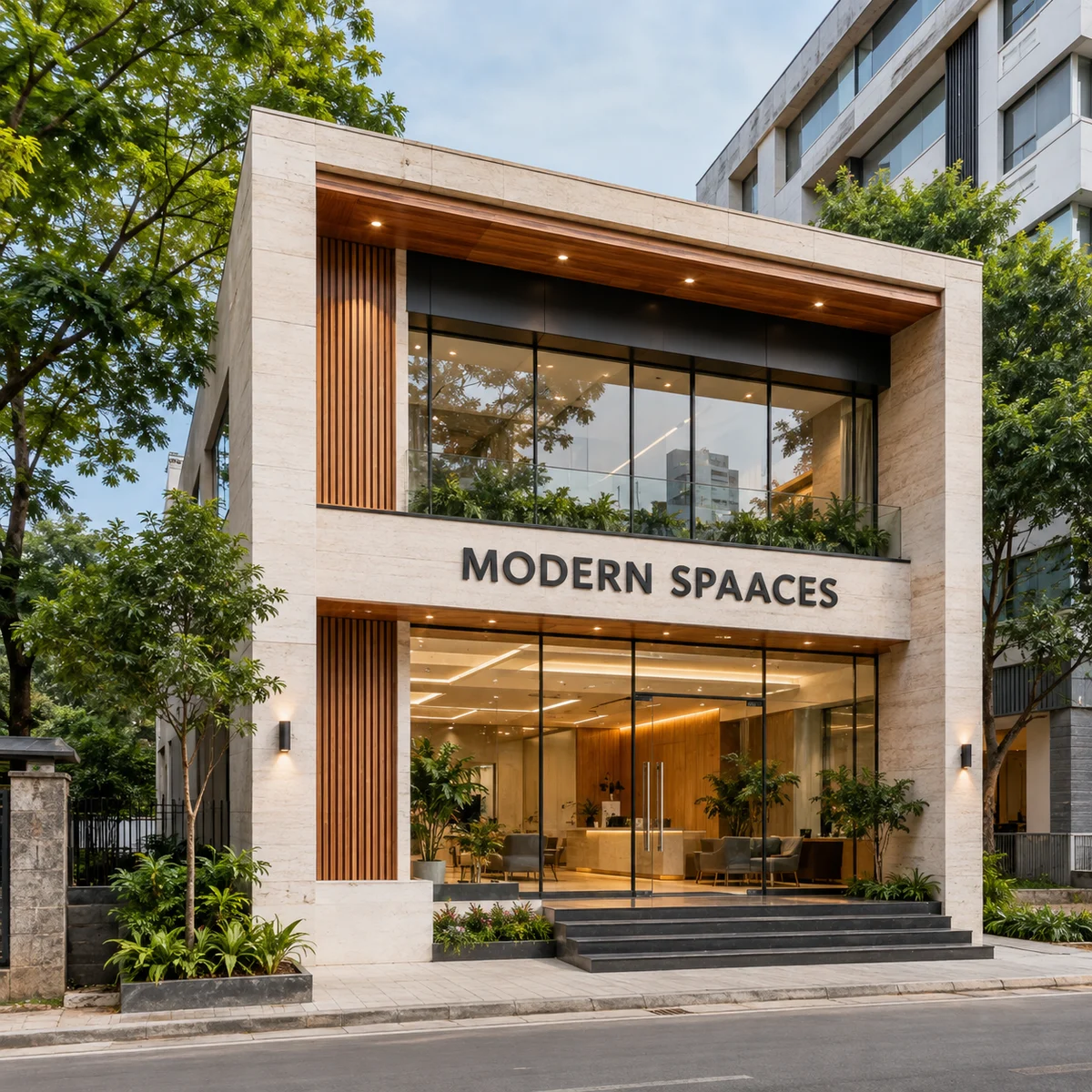 Modern Spaaces corporate office, Bengaluru Modern Spaaces corporate office, Bengaluru